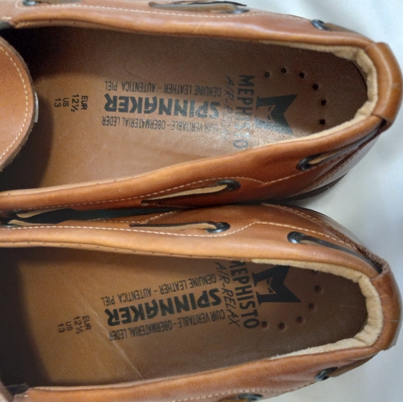 Mephisto Spinnaker Brown Leather Slip On Penny Loa - Picture 3 of 6